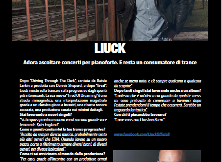 LIUCK ON DANCELAND (Italian Magazine)